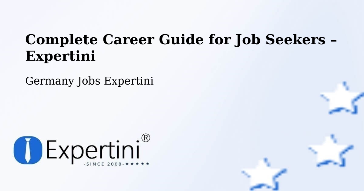 Career Guide for Job Seekers – Colditz - Colditz, Germany Jobs Expertini